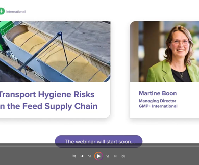 Jetzt verfügbar: Aufzeichnung des Webinars: Hygienerisiken beim Transport in der Futtermittelkette